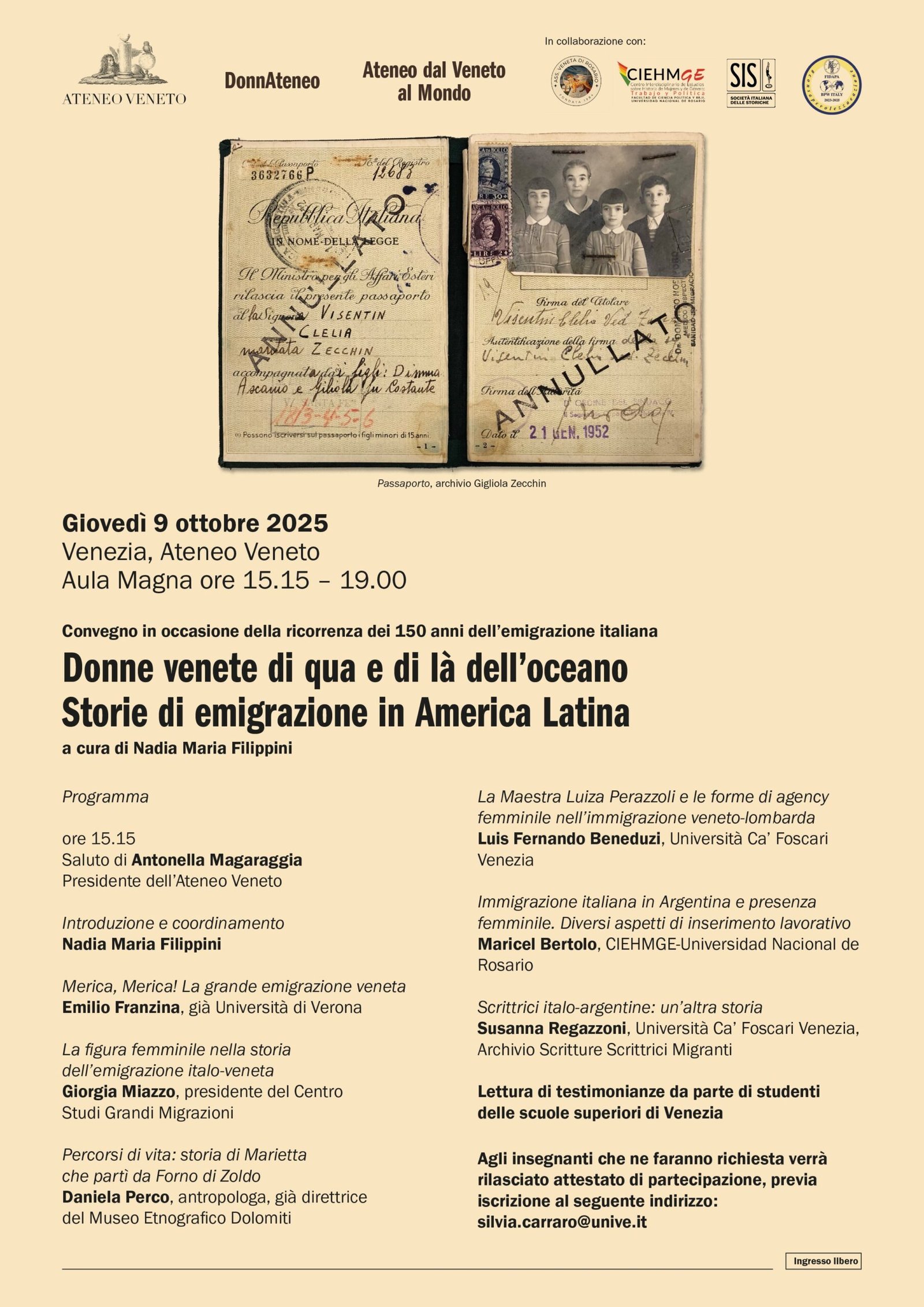 Locandina Donne Emigrate