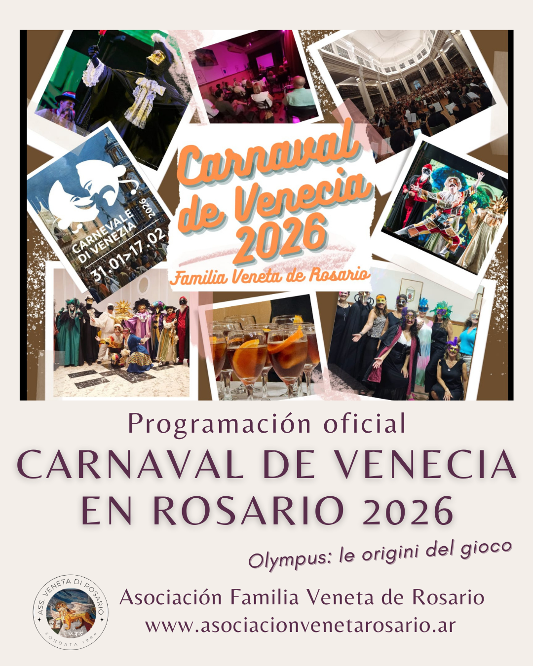 carnaval 2026 Conocé nuestras actividades