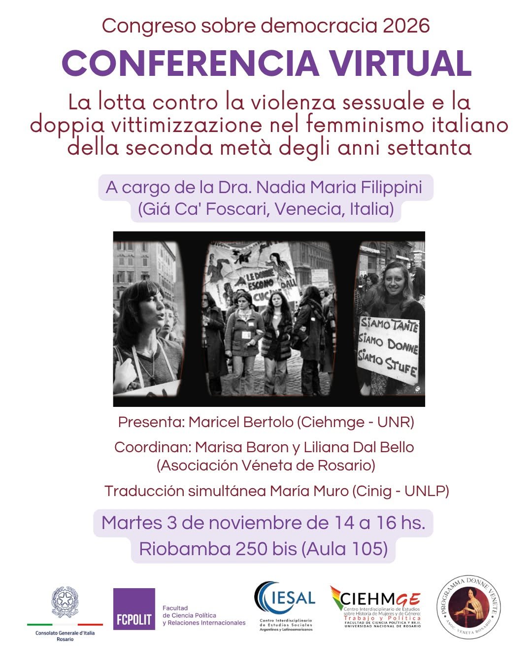 donne venete Conocé nuestras actividades