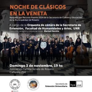 flyer noche de clásicos en la veneta
